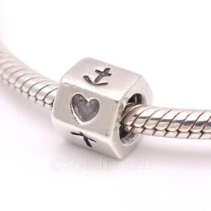 Authentic PANDORA Faith Hope and Love Charm - 790119
